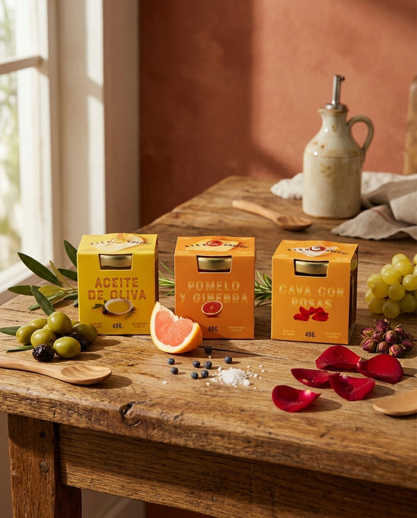 Kiss the Cheese mini jam gift bundle, three jars on slate