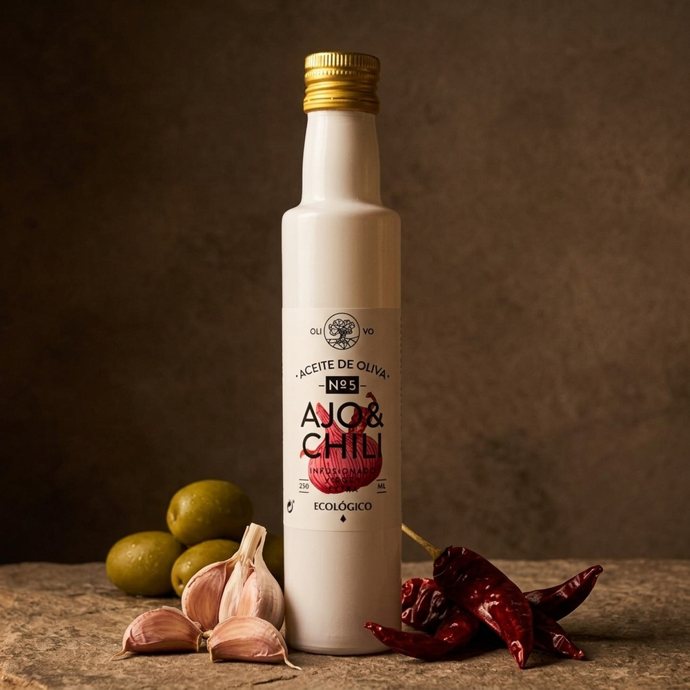 Olivo: Infused Organic EVOO - Garlic & Chilli (250ml)