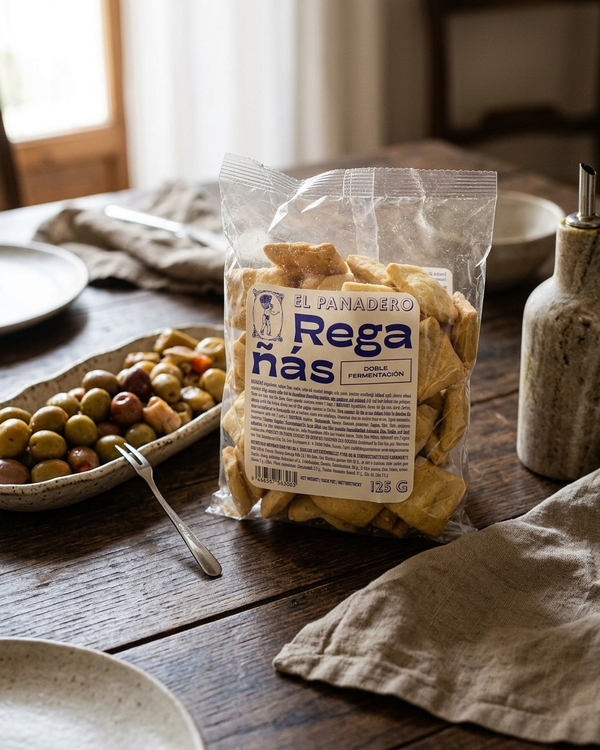 El Panadero: Regañás with Extra Virgin Olive Oil