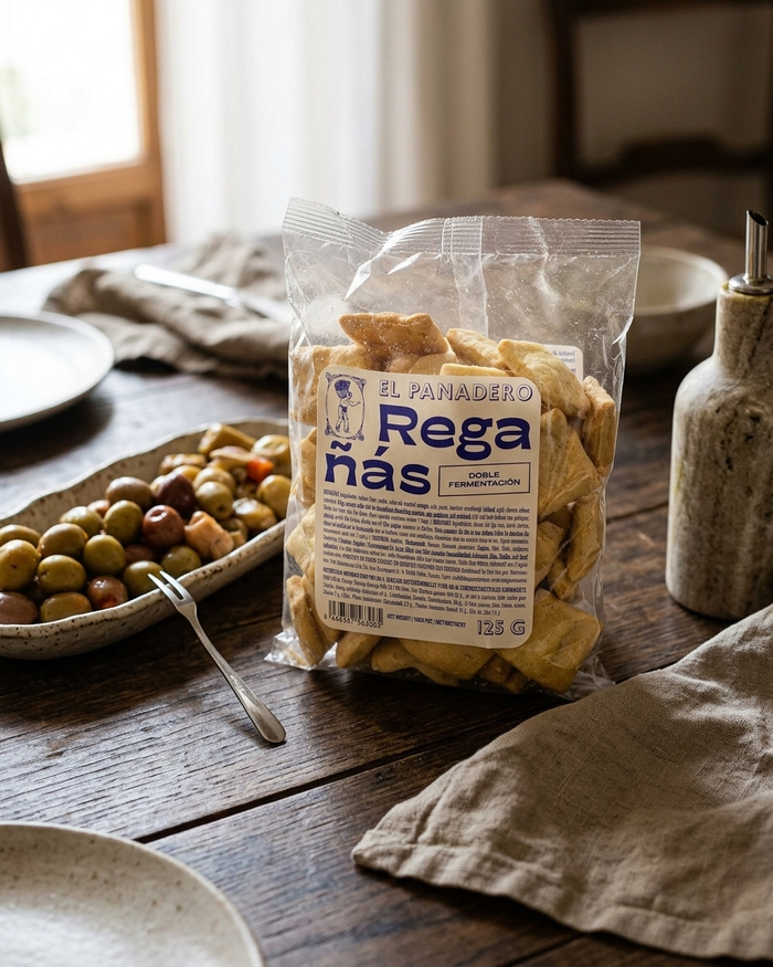 El Panadero: Regañás with Extra Virgin Olive Oil
