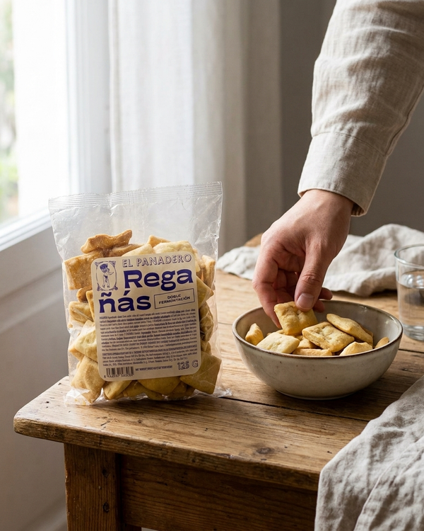 El Panadero: Regañás with Extra Virgin Olive Oil