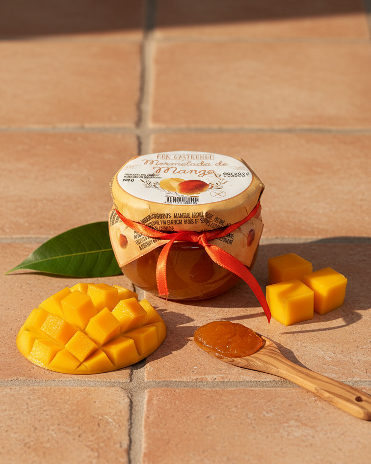 Don Gastronom mango artisan spread jar, tropical styling