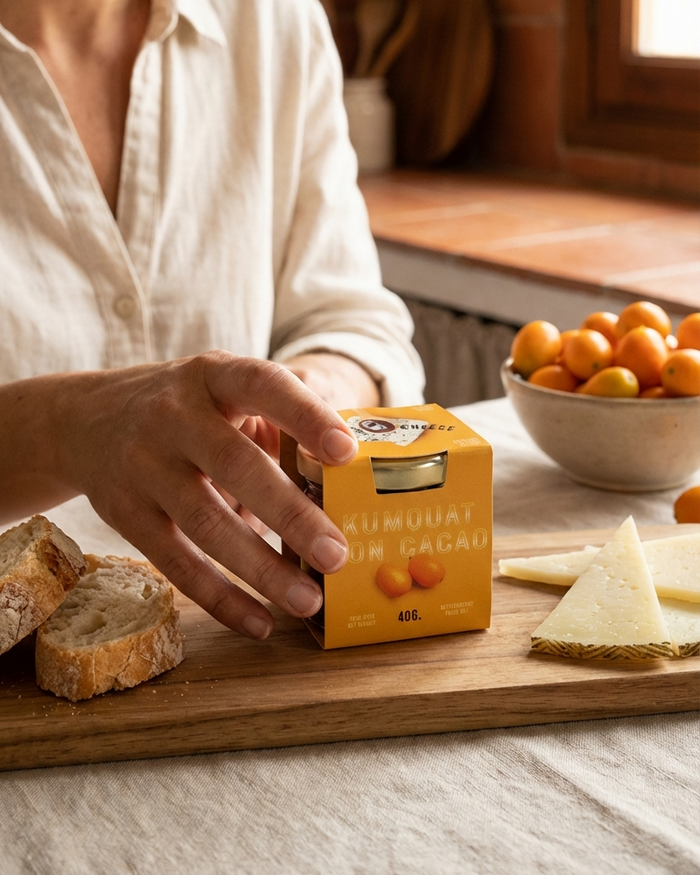 Kiss the Cheese: Kumquat Jam with Cocoa