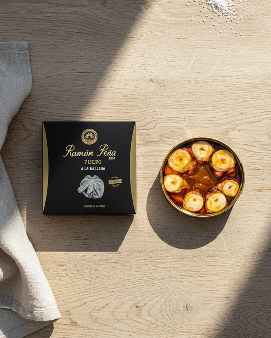 Ramón Peña (Gold Line): Octopus Medallion in Paprika Sauce